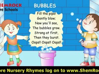 Nursery Rhymes Bubbles Songs with lyrics