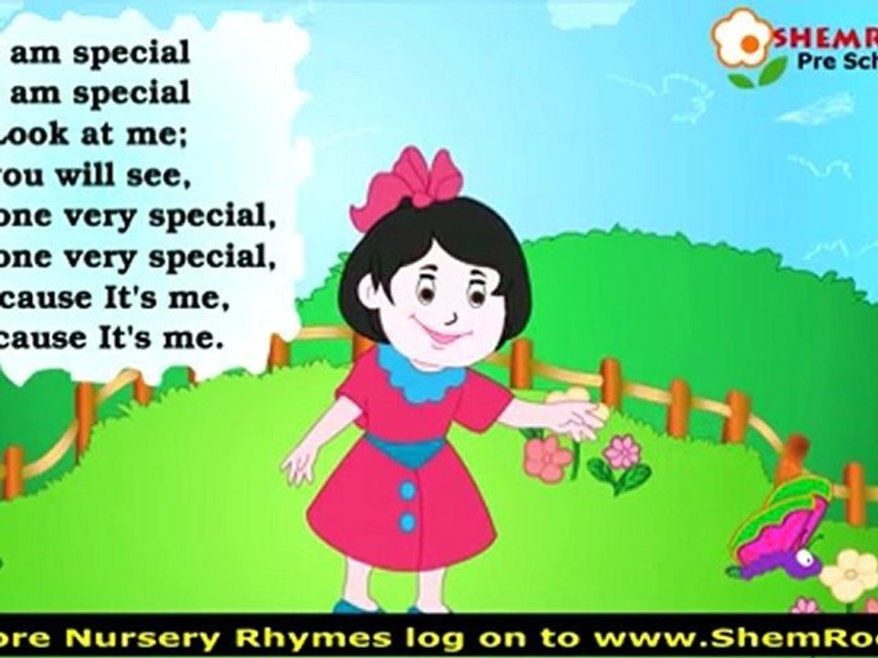 Nursery Rhymes I am Special Songs with lyrics