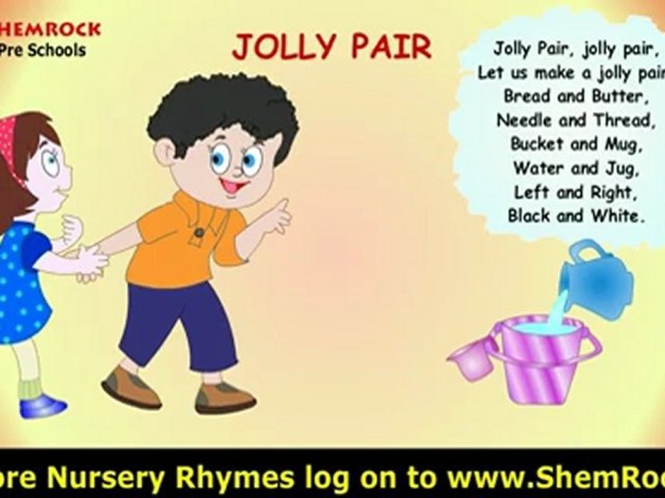 Nursery Rhymes Jolly Pair Songs with lyrics