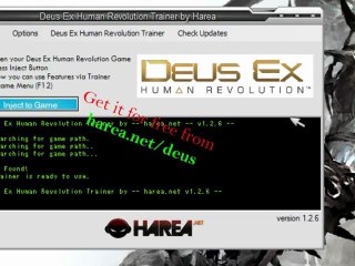 Deus Ex Human Revolution Trainer + Crack * Free From Harea.net