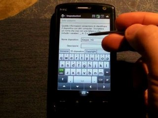 Come impostare pannello sistema WM 6.1 Pro