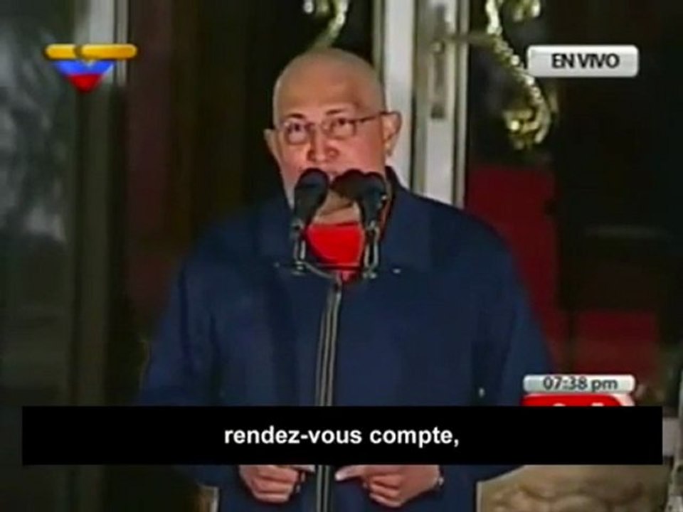 HUGO CHAVEZ - DÉNONCE LES MASSACRES DE L'OTAN EN LIBYE.
