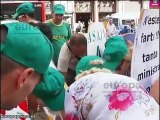 Agricultores se manifiestan en Barcelona