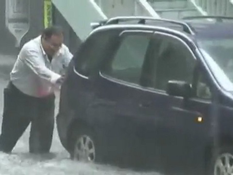 Flash floods in Tokyo