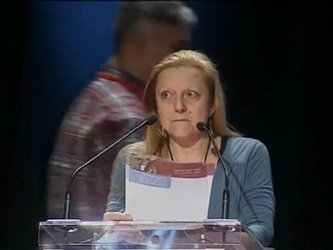 Ragot Josette - SDAS 21 - intervention au congrès confédéral de Montpellier - 2011