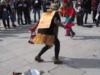 Pau, en France. Pour les droits de l'homme et du citoyen