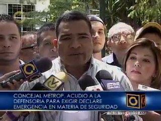 Piden declarar emergencia por seguridad