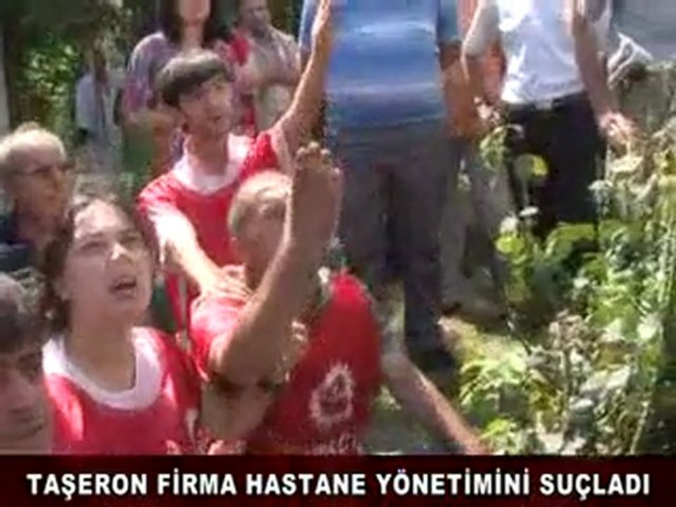 Samsun Gazi'de Atlas isimli taşeron firma basın açıklaması yaptı: "Sorumlu Hastane Yönetimi"