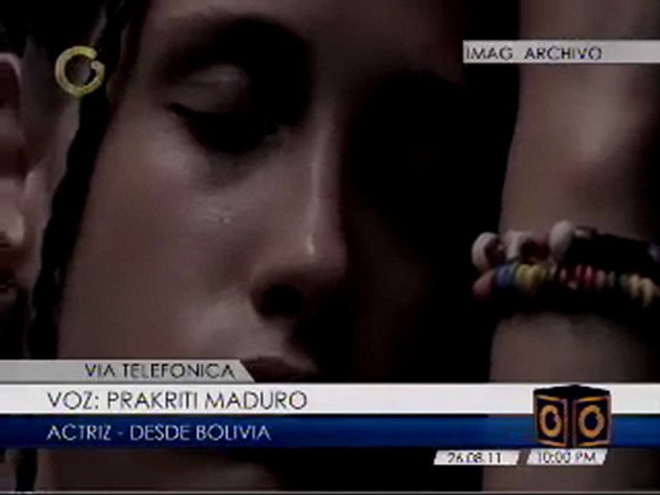 Prakriti Maduro premiada en Bolivia