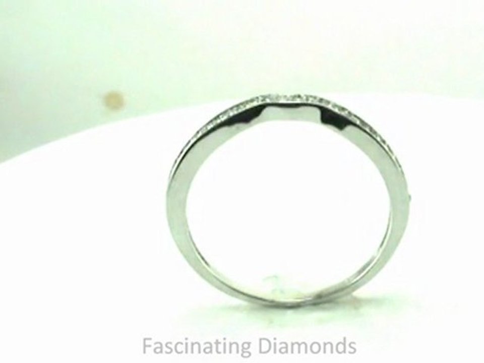 FDENS3111B  Round Diamond Wedding Anniversary Band In Prong Setting