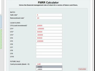 Compute Financial Management Rate of Return (FMRR) in Seconds!