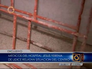 Hospital de Lídice en coma