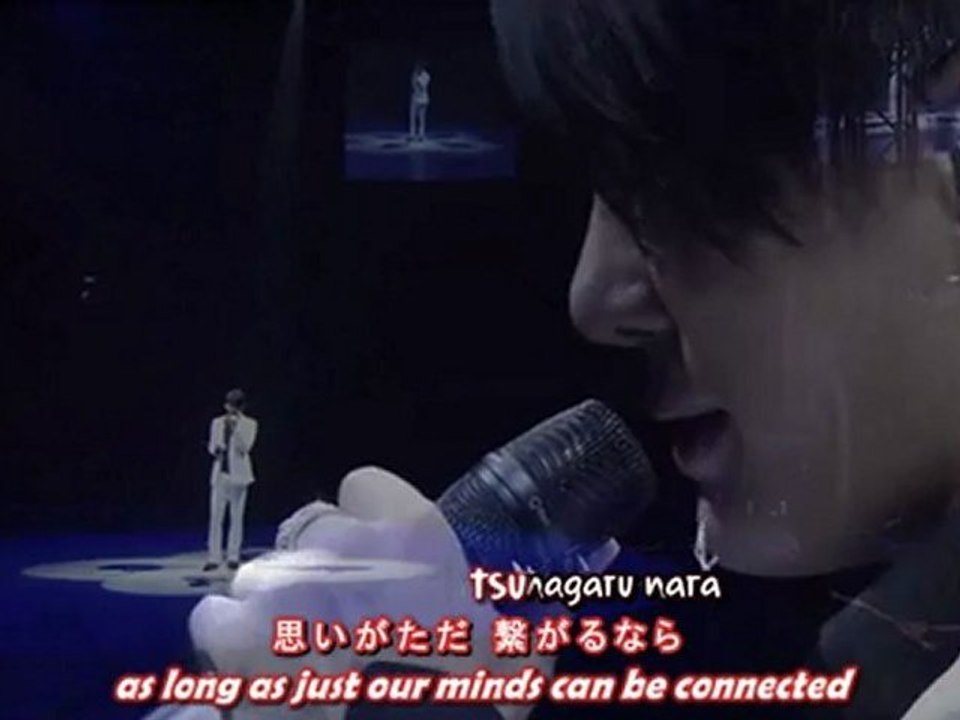 Xiah Junsu - Kanashimi no Yukue live [eng romaji jap karaoke sub]