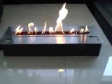 Bio ethanol burner A-FIRE: electronic ventless ethanol burners remote controlled with automatic ignition