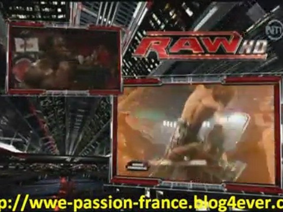 Catch Attack Raw 26/08/11 - Falls Count Anywhere match