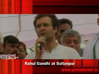 Rahul Gandhi at Sultanpur