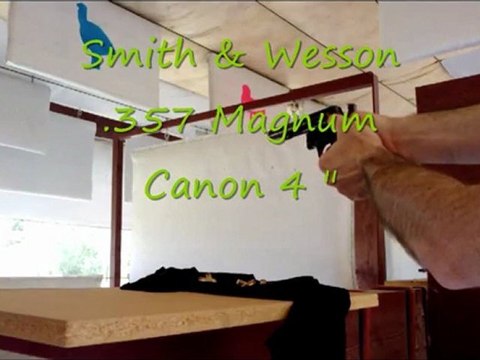 Revolvers Colt 1860 Army et Smith & Wesson .357 Magnum