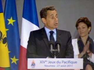 Le discours d'ouverture des Jeux de Nicolas Sarkozy
