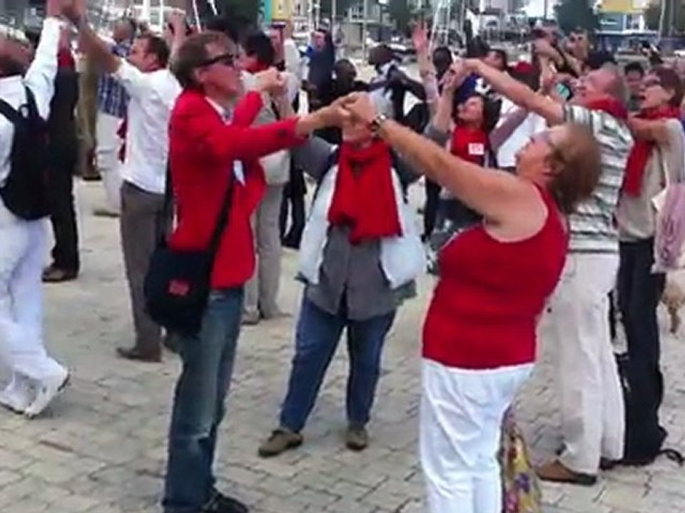 Supporters de Ségolène Royal à l'université d'été du PS à La Rochelle