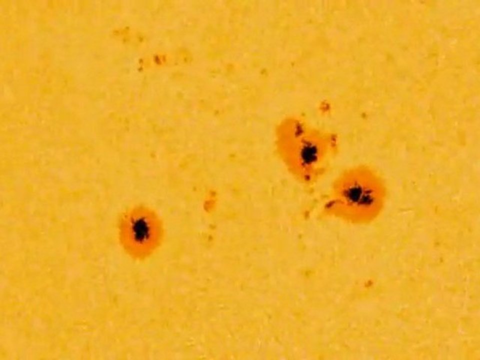 Tache solaire - 15 au 23 aout 2011