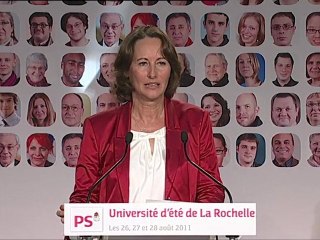 Société précaire, société indignée : Ségolène Royal