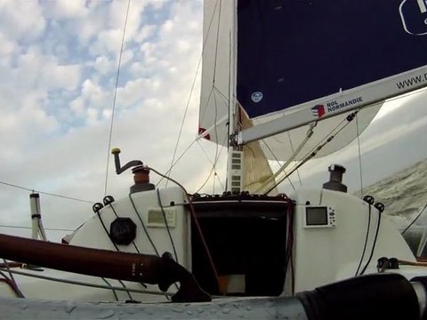 Figaro 2011 - etape Dun laoguaire - Les Sables d'Olonnes avec Nicolas JOSSIER