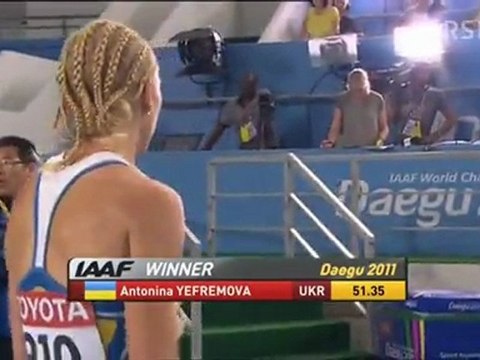 400m Women Heats Heat 2 IAAF World Championships Daegu 2011 - MIR-LA.com