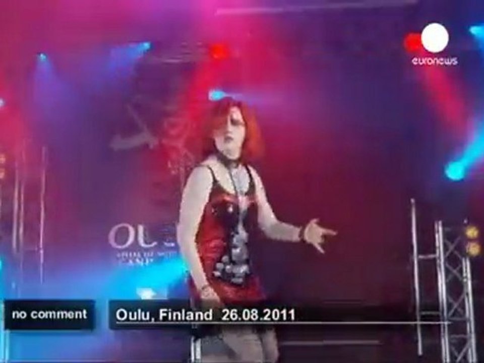Championnat du monde d'Air Guitar en Finlande - no comment