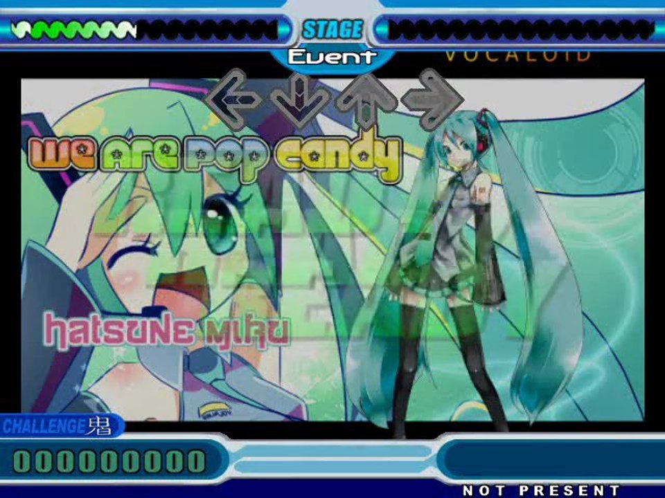 Stepmania "We are pop candy" en hard et challenger