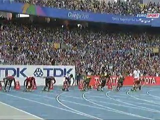 Dünya Atletizm Şampiyonası : Semi final:U. Bolt - C.Lemaitre