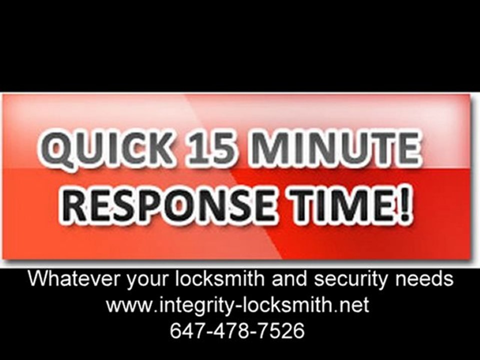 Toronto Locksmith is your best choice when it comes to top quality locksmiths services. Contact us now at 647-478-7526 for your locksmith concern and will answer your entire question and even provide you with a free consultation and estimate.