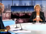 BFMTV 2012 : questions de Français à Valérie Pécresse