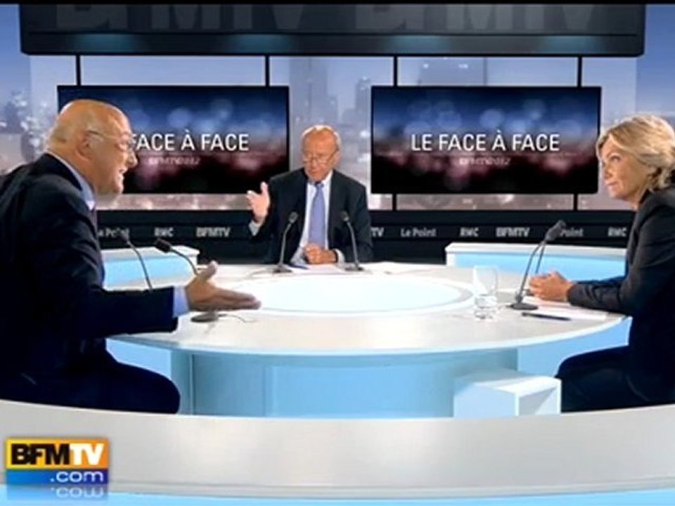 BFMTV 2012 : Valérie Pécresse face à Michel Sapin