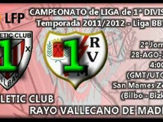 Jor.2: Athletic 1 - Rayo Vallecano 1 (28/08/11)