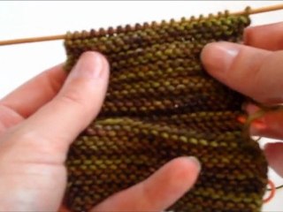 Horizontal Ribbing- Easy Knitting Stitch