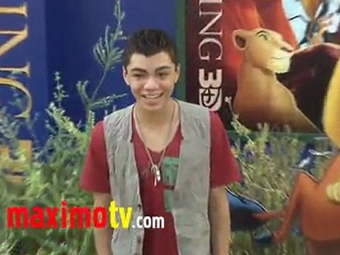 Adam Irigoyen SHAKE IT UP! at The Lion King 3D Premiere