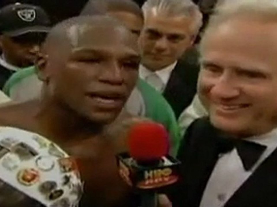 Floyd Mayweather Post Fight Interview w Larry Merchant