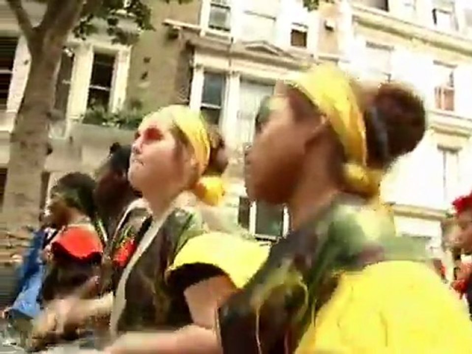 Party-Goers Attend Notting Hill Carnival under Heavy Police Watch