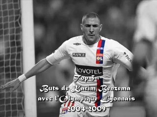 Top 5 : But de Benzema avec l'Olympique Lyonnais