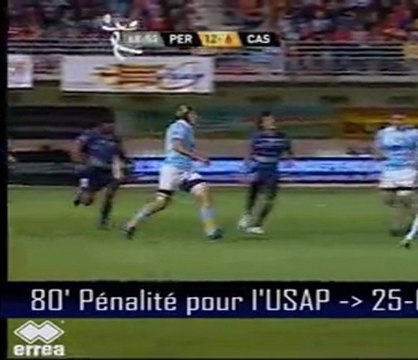 Résumé du match USAP CASTRES Août 2011