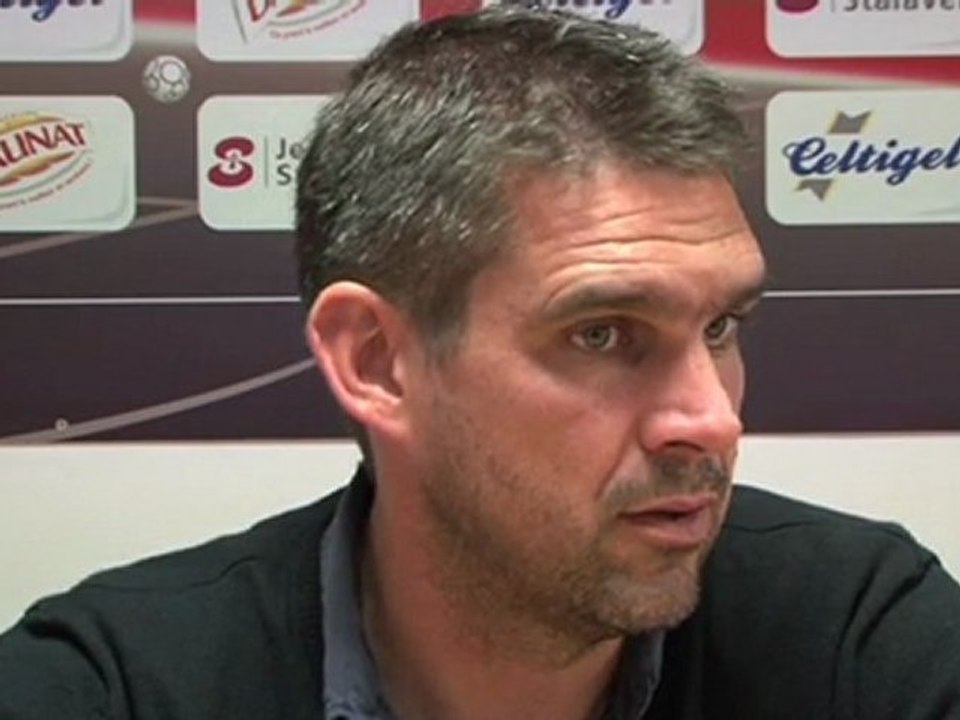 Interview jocelyn Gourvennec avant Lorient