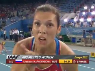 Daegu 2011 - Women's 400 meters