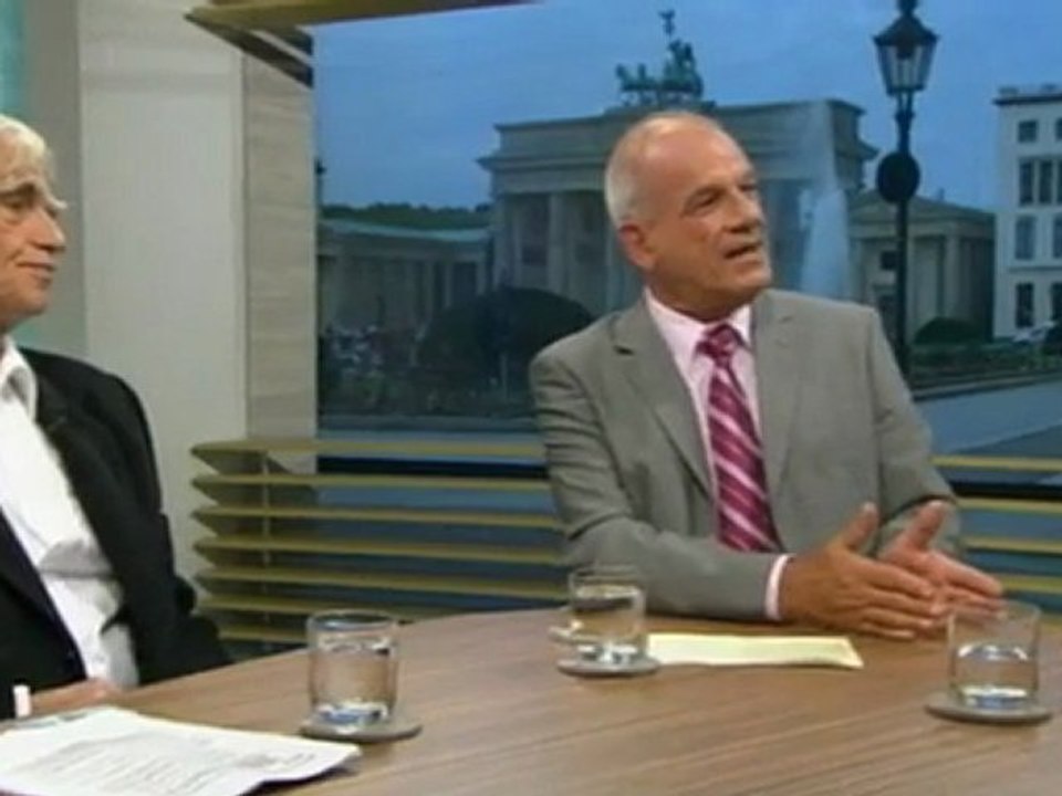 Sarrazin und Stroebele bei Peter Hahne - ZDF