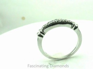 FDENS363B  Round Diamond Wedding Anniversary Band Pave Set