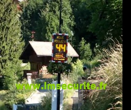 RADAR PEDAGOGIQUE LUMINEUX DE VITESSE VIASIS PLUS 012011