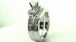 FDENS391AS  Asscher Cut Three Stone Diamond Wedding Rings Set In Channel Setting