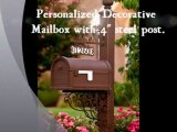 Personalized Decorative Mailboxes - Alabama Metal Art