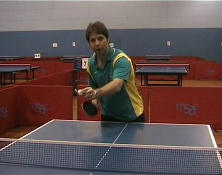 masa tenisi eğitimi-Forehand Push