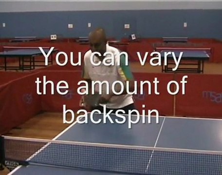 masa tenisi eğitimi-Backhand Push