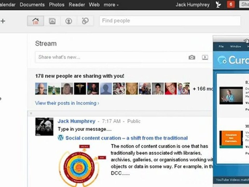 Social Curation on Google+